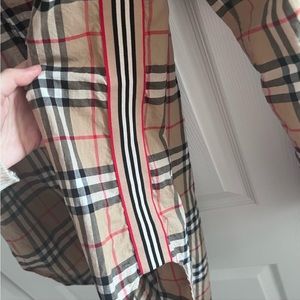 Burberry Khaki Plaid Shirt / Blouse Size M